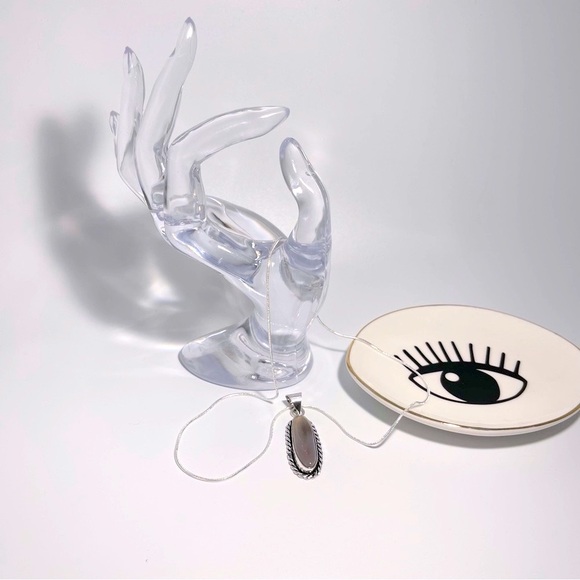 🌈 Smokey agate necklace - Picture 5 of 9